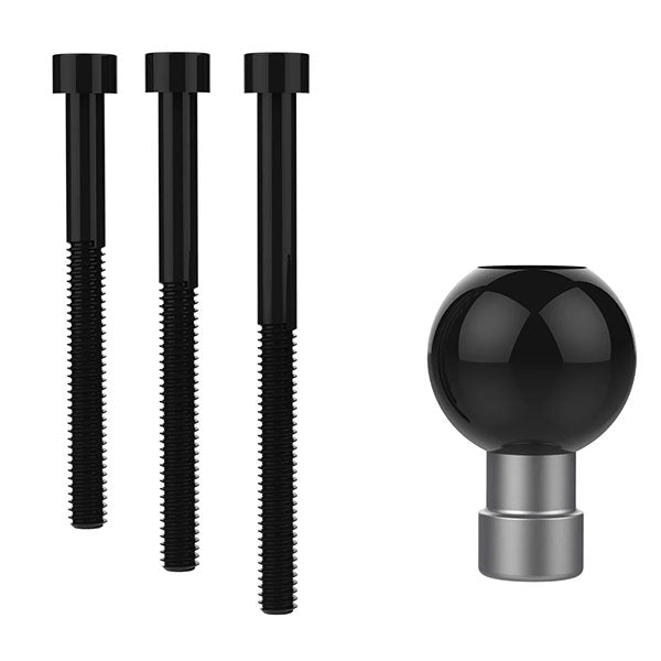 Ram Mounts Motorcycle Handlebar Clamp Base & Bolts (Ram-B-367) | MunroPowersports.com