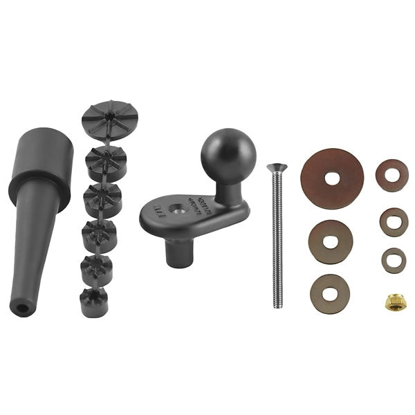 Ram Mounts Motorcycle Fork Stem Ball Base (Ram-B-342) | MunroPowersports.com