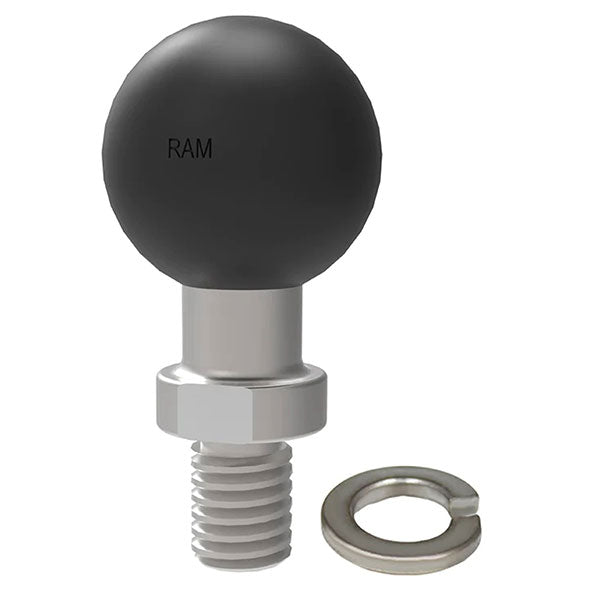 Ram Mounts Ball Adapter With 3/8"-16 Threaded Post (Ram-B-236U) | MunroPowersports.com