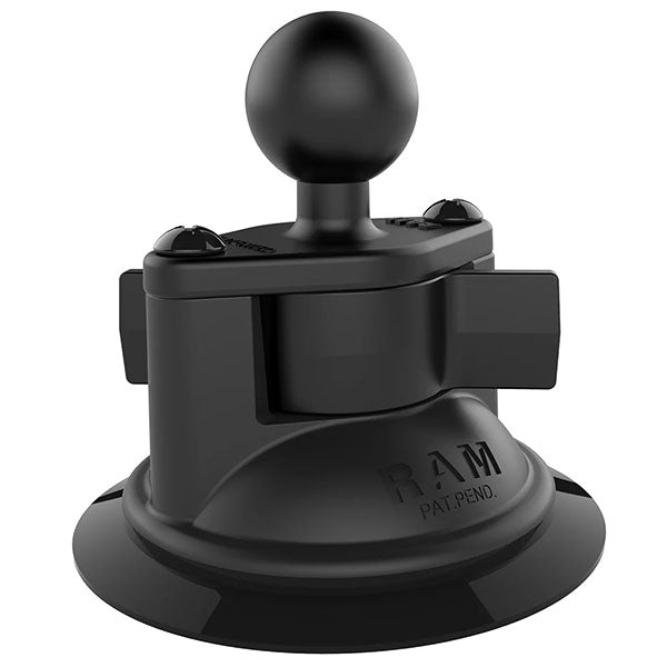 Ram Mounts Twist-Lock Suction Cup Base With Ball (Ram-B-224-1U) | MunroPowersports.com