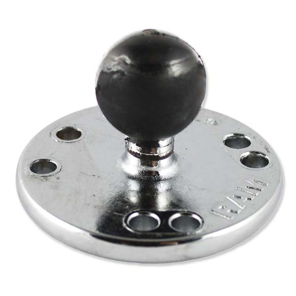 Ram Mounts Chrome Diamond Ball Base (Ram-B-202Chu) | MunroPowersports.com