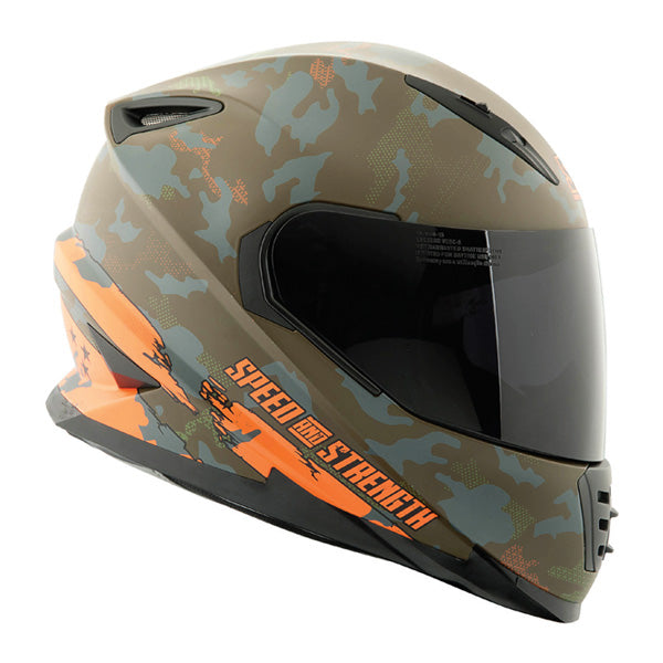 S&S Straight Savage Ss1600 Full Face Helmet - 4-900734X | MunroPowersports.com