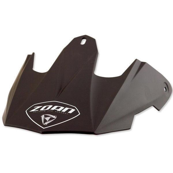 Zoan Dual Sport Matte Black Visor (094-190) | MunroPowersports.com