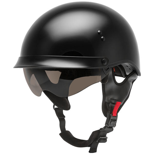 GMAX HH-65 Twin Full Dressed Half Helmet 49-65023 | MunroPowersports.com