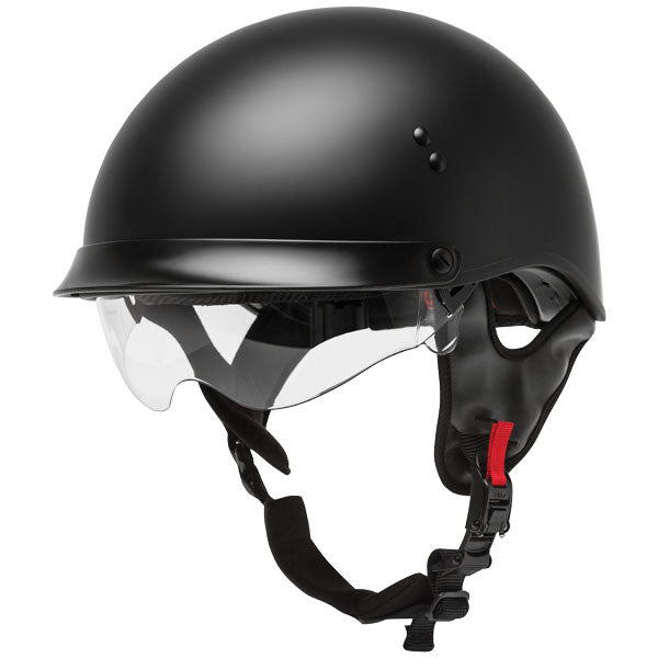 GMAX HH-65 Twin Full Dressed Half Helmet 49-65023 | MunroPowersports.com
