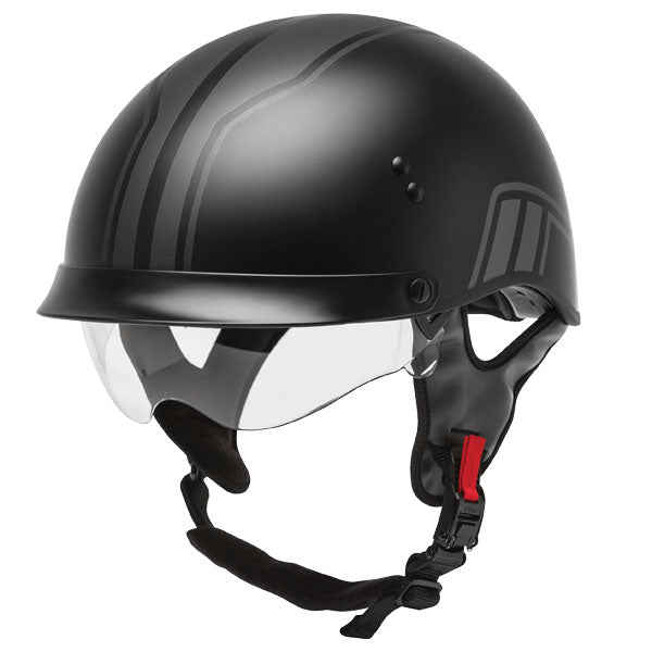 GMAX HH-65 Full Dressed Half Helmet 49-65163 | MunroPowersports.com
