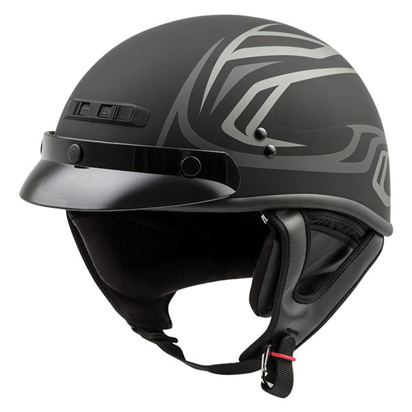 GMAX GM35 Fully Dressed Half Helmet 493-5023 | MunroPowersports.com