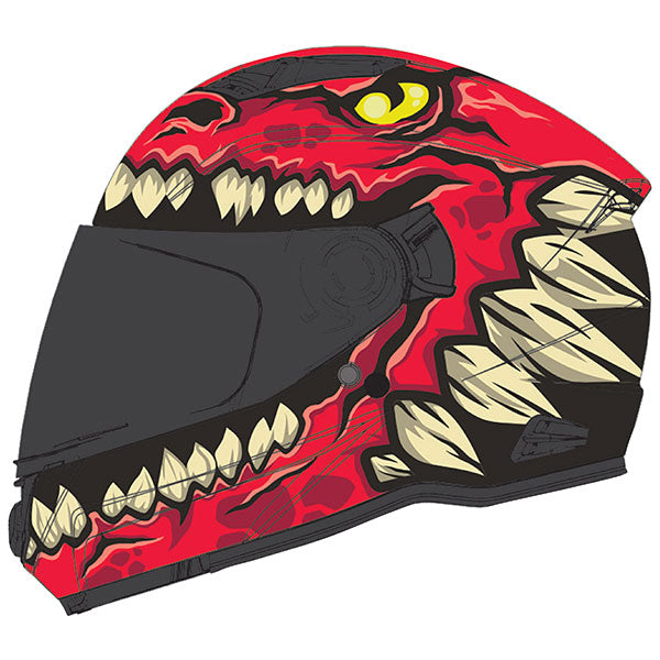 GMAX FF49Y Drax Youth Full Face Helmet 494-9610D | MunroPowersports.com