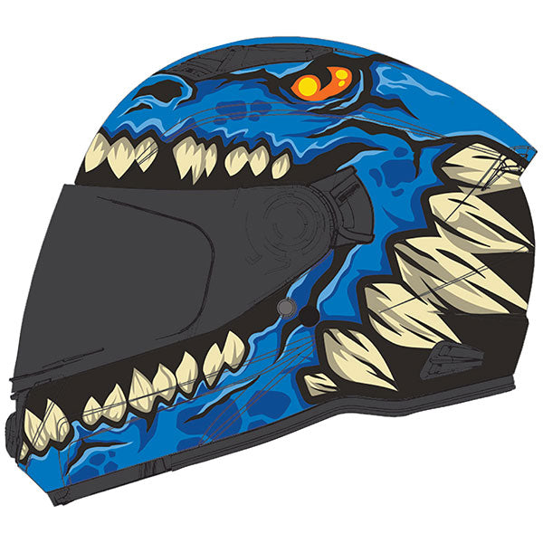 GMAX FF49Y Drax Youth Full Face Helmet 494-9610D | MunroPowersports.com