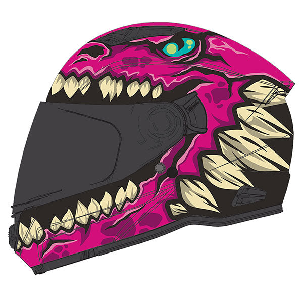 GMAX FF49Y Drax Youth Full Face Helmet 494-9610D | MunroPowersports.com