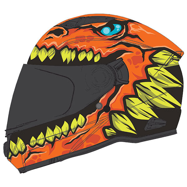 GMAX FF49Y Drax Youth Full Face Helmet 494-9610D | MunroPowersports.com