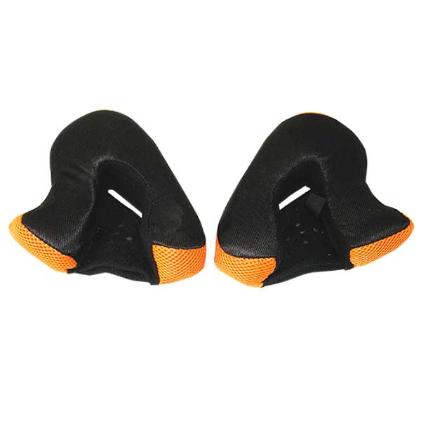 GMAX GM37 Orange Cheek Pads 499-9639 | MunroPowersports.com