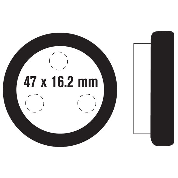 Rock Hard Semi-Metallic Brake Pad (AT-05457) | MunroPowersports.com