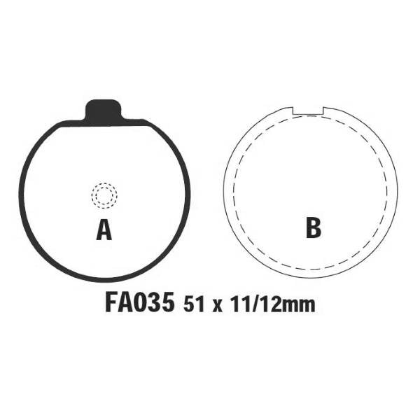 Rock Hard Semi-Metallic Brake Pad - 61-78047 | MunroPowersports.com