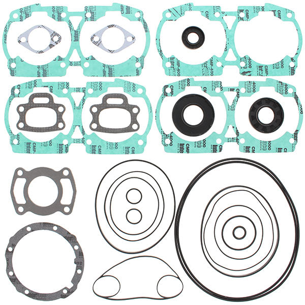 Vertex Complete Gasket Set With Oil Seals (611204) | MunroPowersports.com