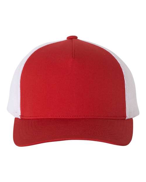 Yupoong Adult 5-Panel Retro Trucker Cap - 6506 | MunroPowersports.com
