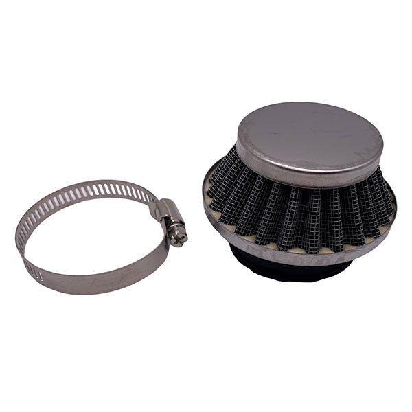Mogo Parts Air Filter, Wire-Mesh Short Cone (42-44Mm) (06-0432) | MunroPowersports.com