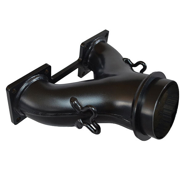 Straightline Performance High Temp Black Y-Pipe (134-130) | MunroPowersports.com