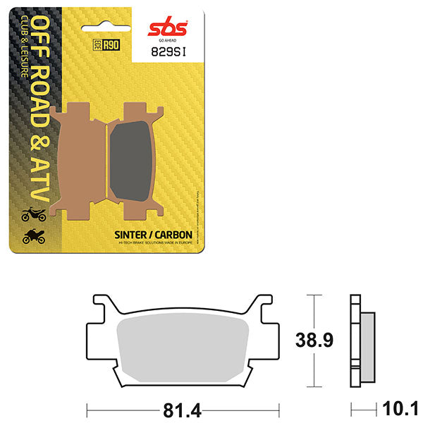 Sbs Atv/Utv Sinter Brake Pad (6240829108) - 829SI | MunroPowersports.com