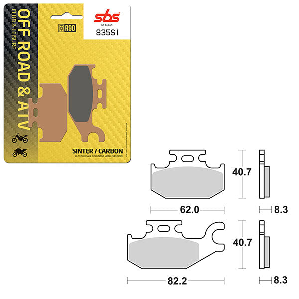 Sbs Atv/Utv Sinter Brake Pad (6240835108) - 835SI | MunroPowersports.com