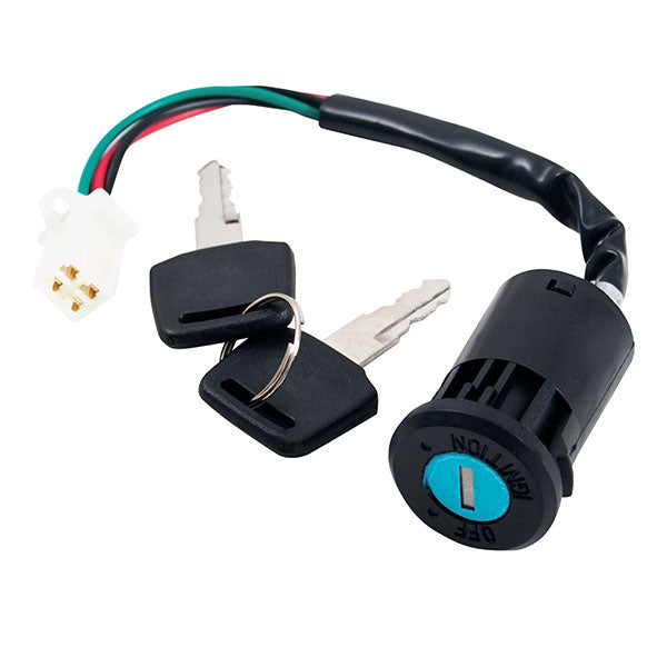 Mogo Parts Key Switch 4 Wire Male Plug 4 Stroke (07-0507) - 84-00502 | MunroPowersports.com