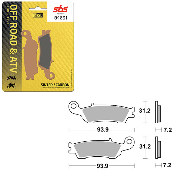 Sbs Atv/Utv Sinter Brake Pad (6240840108) - 840SI | MunroPowersports.com
