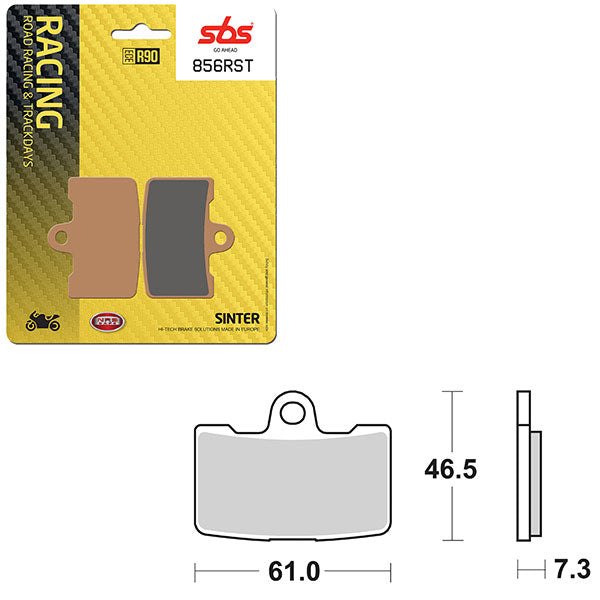 Sbs Road Racing & Trackdays Sinter Front Brake Pad (6470856108) - 856RST | MunroPowersports.com