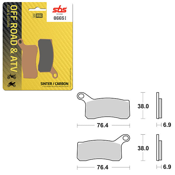 Sbs Atv/Utv Sinter Brake Pad (6240866108) - 866SI | MunroPowersports.com