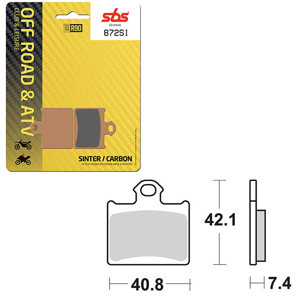 Sbs Atv/Utv Sinter Brake Pad (6240872108) - 872SI | MunroPowersports.com