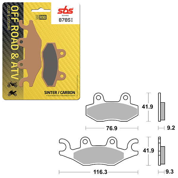 Sbs Atv/Utv Sinter Brake Pad (6240878108) - 878SI | MunroPowersports.com