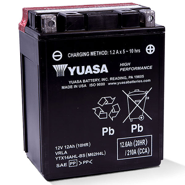Yuasa Series Battery (Yuam62H4L) - 880-7002 | MunroPowersports.com