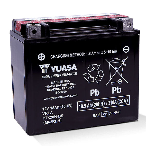 Yuasa Series Battery (Yuam62Rbh) - 880-7004 | MunroPowersports.com