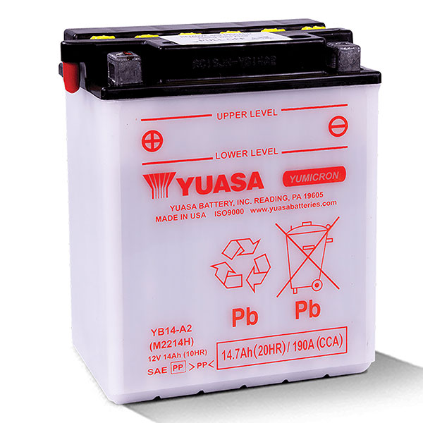 Yuasa Series Battery (Yuam2214Hind) - 880-7068 | MunroPowersports.com