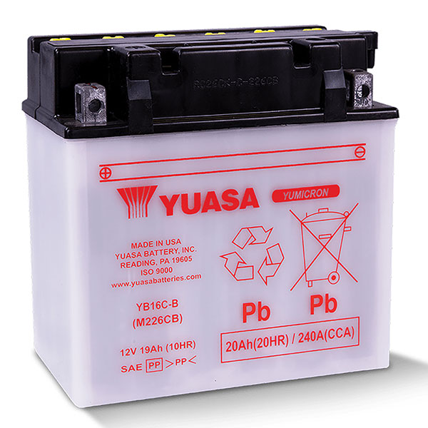 Yuasa Series Battery (Yuam226Cb) - 880-7085 | MunroPowersports.com