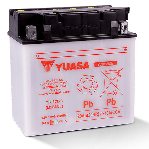 Yuasa Series Battery (Yuam2S6Cltwn) - 880-7086 | MunroPowersports.com