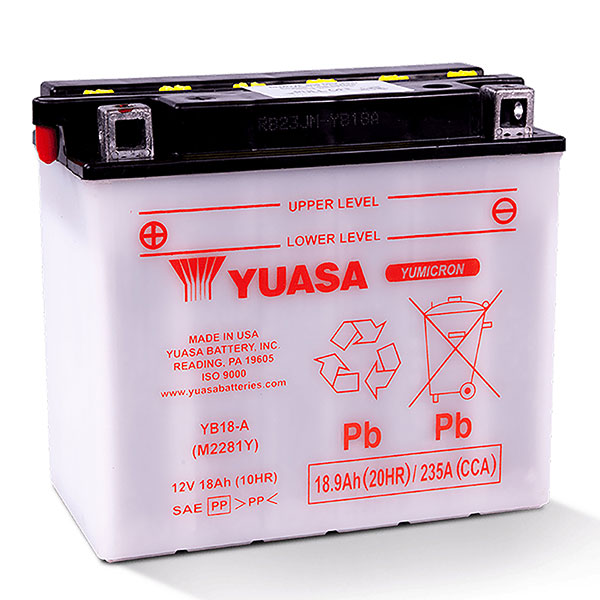 Yuasa Series Battery (Yuam2281Y) - 880-7087 | MunroPowersports.com