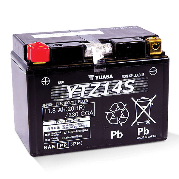 Yuasa Ytz Series Battery (Yuam72Z14) - 880-7252 | MunroPowersports.com