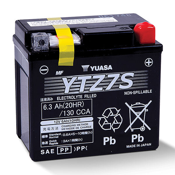 Yuasa Ytz Series Battery (Yuam727Zs) - 880-7253 | MunroPowersports.com