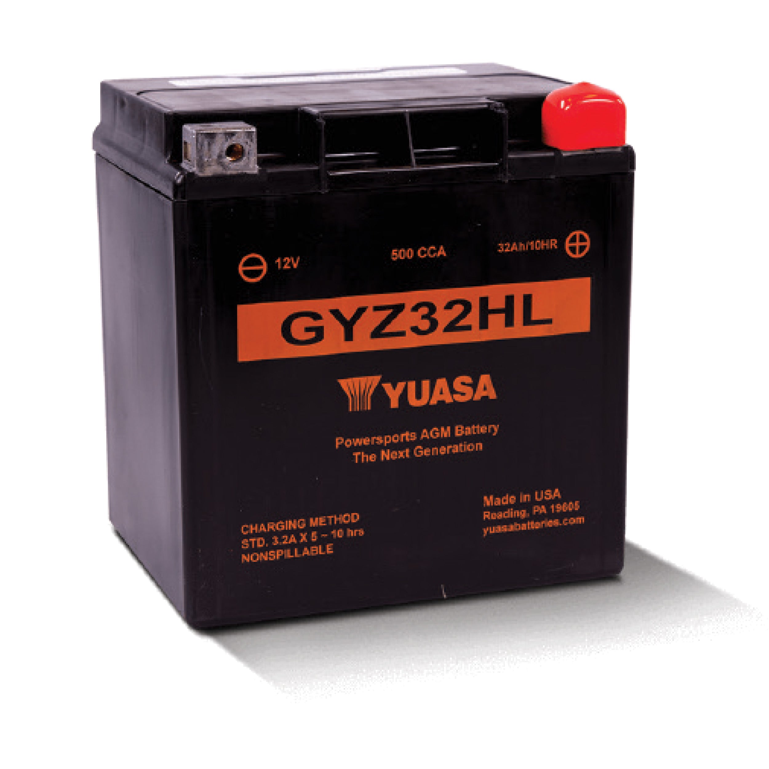 Yuasa Gyz Series Battery (Yuam732Ghl) - 880-7259 | MunroPowersports.com