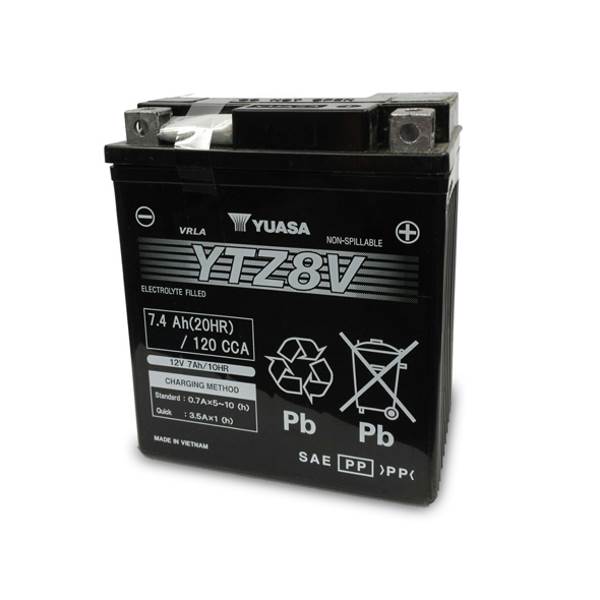 Yuasa Ytz Series Battery (Yuam728Zv) - 880-7260 | MunroPowersports.com
