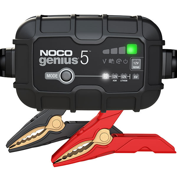 Noco Genius 5 Battery Charger & Maintainer (Genius5) - 880-9235 | MunroPowersports.com