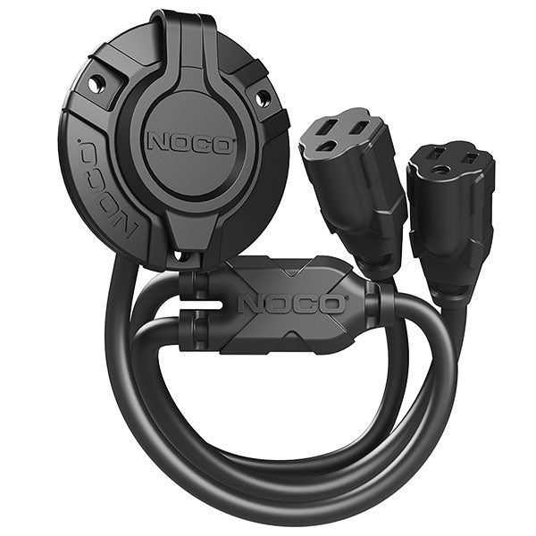 Noco Gcp2 Ac Port Plug & Dual 18" Extension Cord (Gcp2) - 880-9267 | MunroPowersports.com