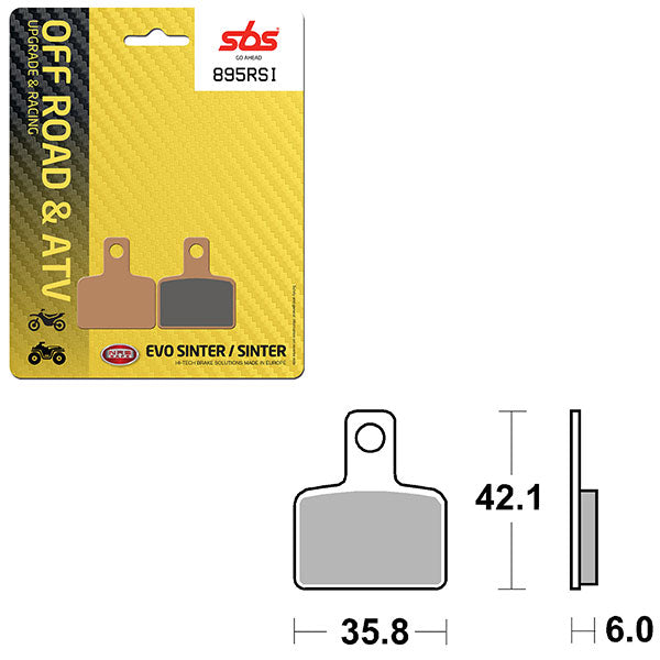 Sbs Atv/Utv Evo Sinter Brake Pad (6280895108) - 895RSI | MunroPowersports.com