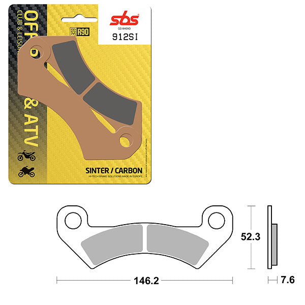 Sbs Atv/Utv Sinter Brake Pad (6240912108) - 912SI | MunroPowersports.com