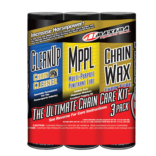 Maxima Racing Oils Chain Wax Ultimate Combo Kit Pk Of 4 (70-749203-1) - 920-4117-1 | MunroPowersports.com