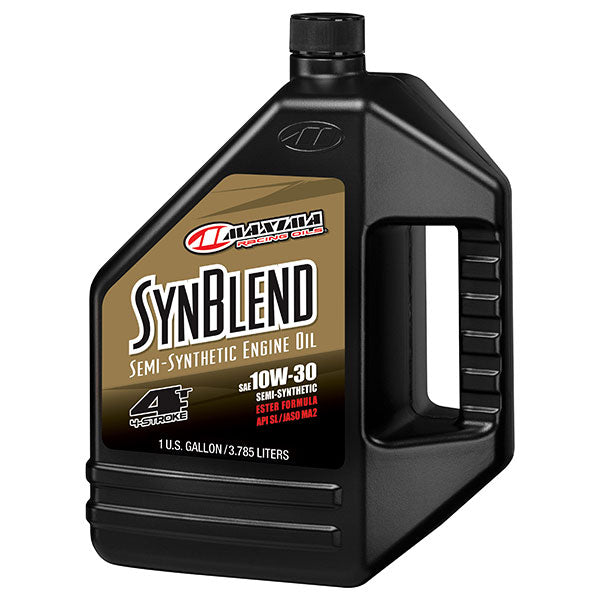 Maxima Racing Oils Synthetic Blend Ester 4-Stroke Engine Oil Ea Of 4 (30-329128B-1) - 920-4450-1 | MunroPowersports.com