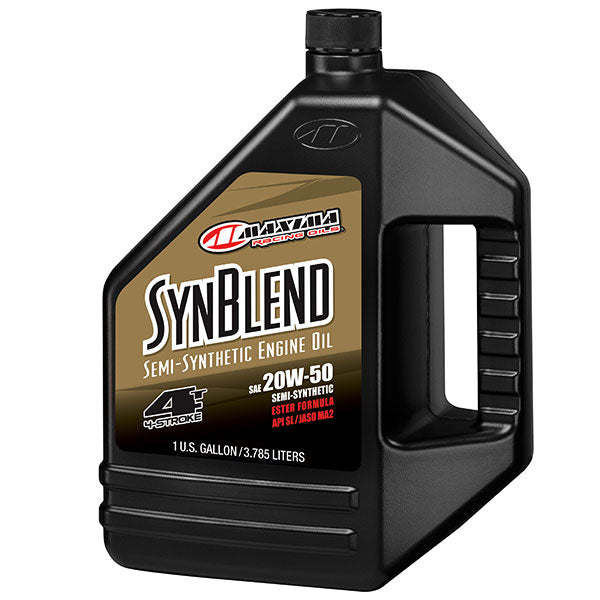 Maxima Racing Oils Synthetic Blend Ester 4-Stroke Engine Oil Ea Of 4 (359128B-1) - 920-4465-1 | MunroPowersports.com