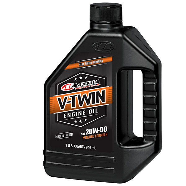 V-Twin Mineral 20W50 32 Oz Ea Of 12 (30-06901-1) - 920-4501-1 | MunroPowersports.com