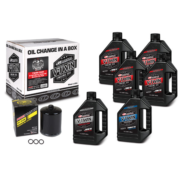 Maxima Racing Oils V-Twin Oil Full Change Kit (90-119016Pb) - 920-4552 | MunroPowersports.com