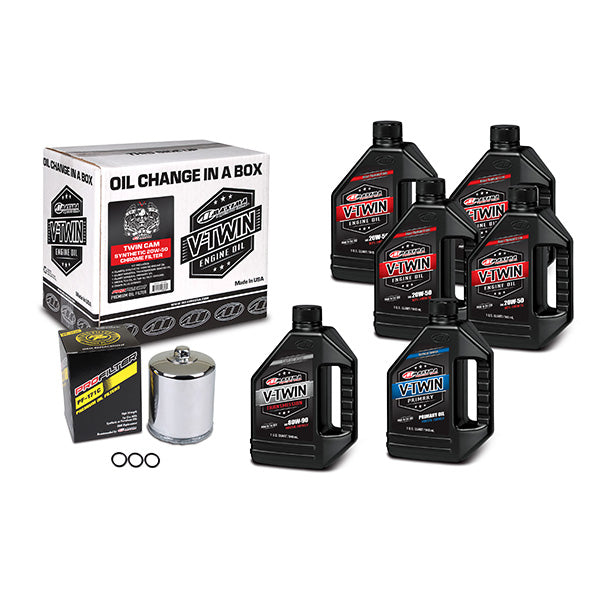 Maxima Racing Oils V-Twin Oil Full Change Kit (90-119016Pc) - 920-4553 | MunroPowersports.com